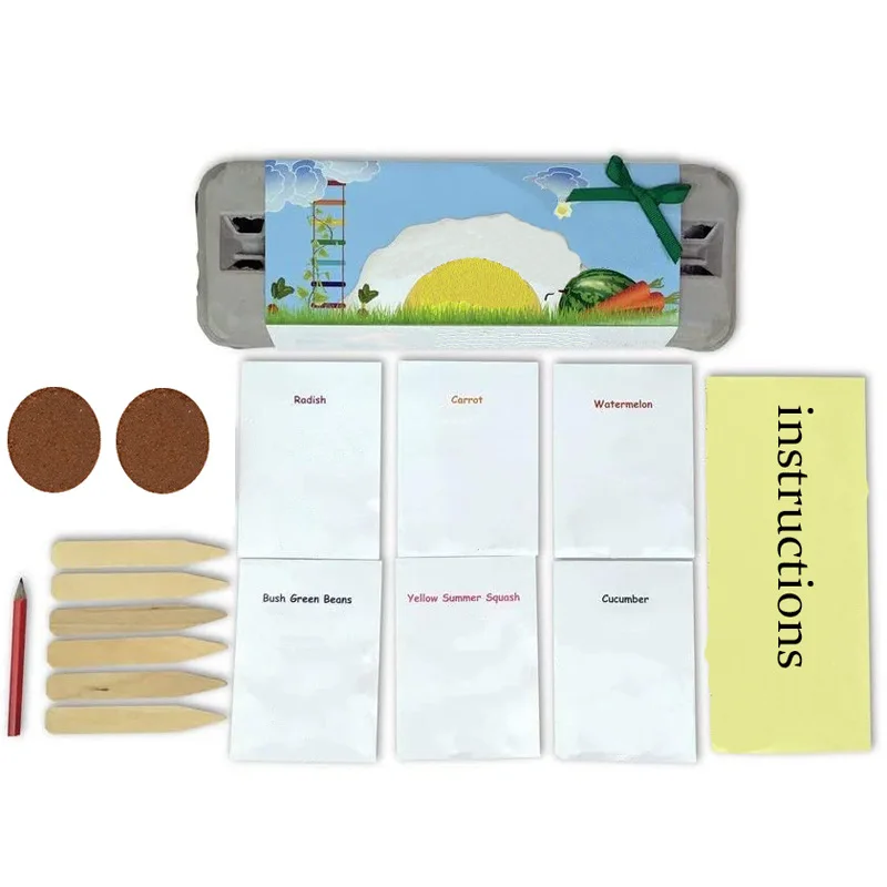 Garden Seed Growing Kit Biodegradable pot growing kit for children wholesale