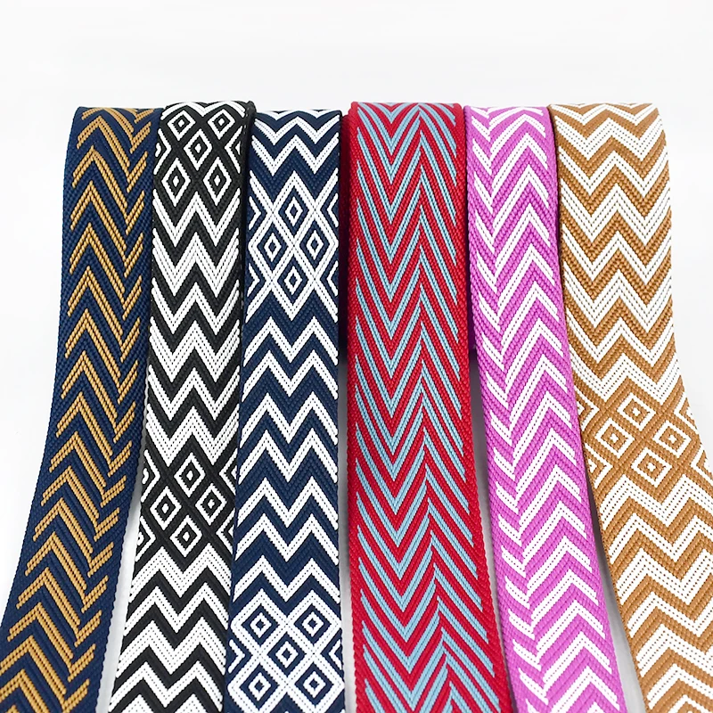 Deepeel RD197 RD200 38mm 50mm DIY Polyester Cotton Webbing Jacquard Webbing  Band Clothing Shoes And Hats Decorative Accessories