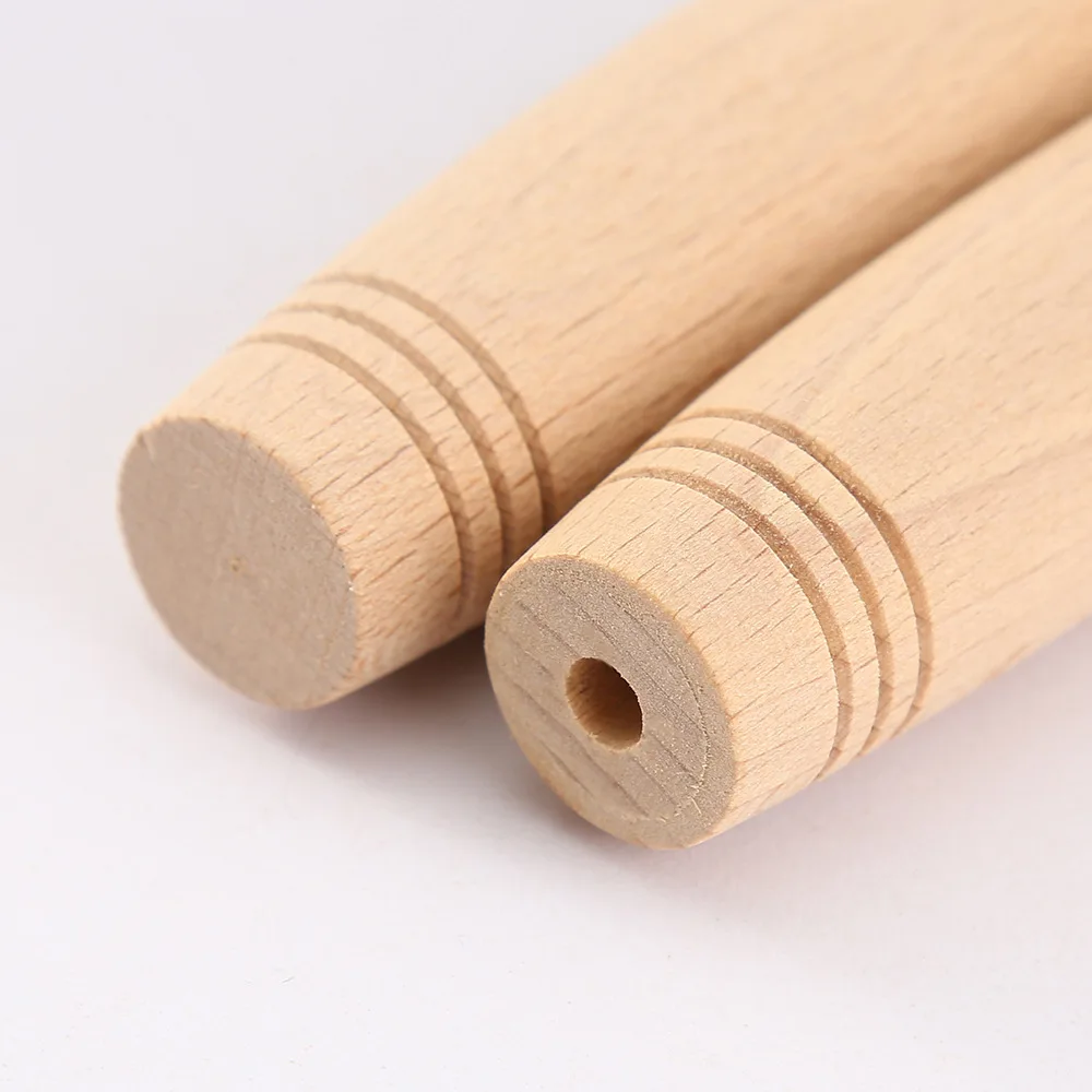 Beech wood bucket handle solid wooden handle 92x26mm