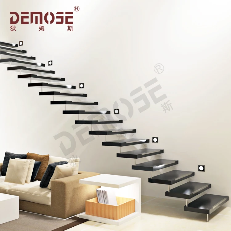 
DEMOSE simple glass and wood staircases 