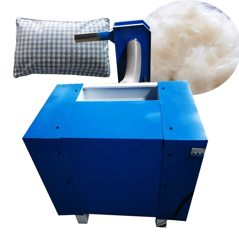 fiber opening and cotton fiber pillow filling machine