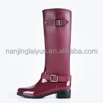 New fashion rain boots for women waterproof rain boots non - slip long water shoes for adult water boots in the middle