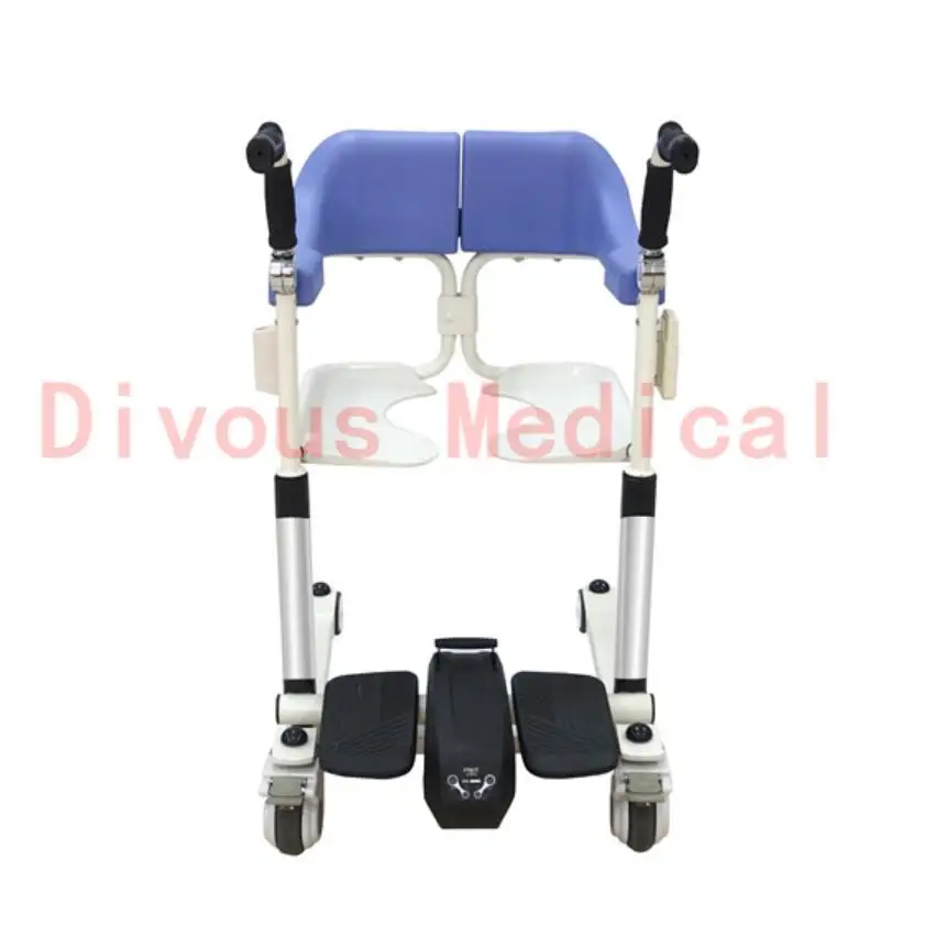 health care wheelchair  Remote Control electric lift patient transfer chair for toilet and easy take shower elderly patients an
