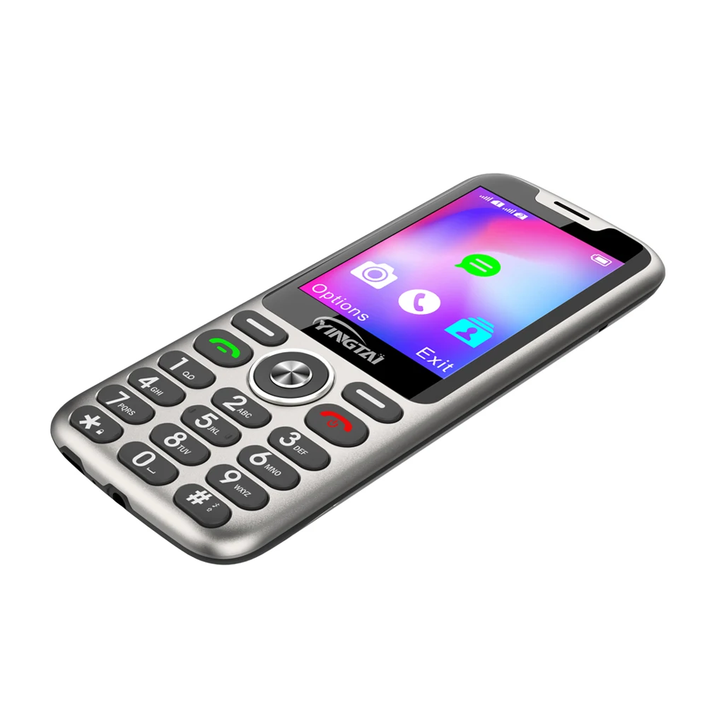 2.8inch 240*320 SCT107 fast speed 48MB+128MB 1800mAh large volume speaker phone 4G Volte keypad mobile phone
