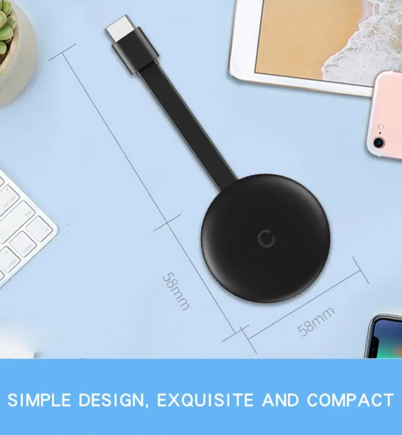 4K HD Video Receiver Wireless WiFi Display Adapter Dongle Compatible tv stick with IOS Android for TV Projector