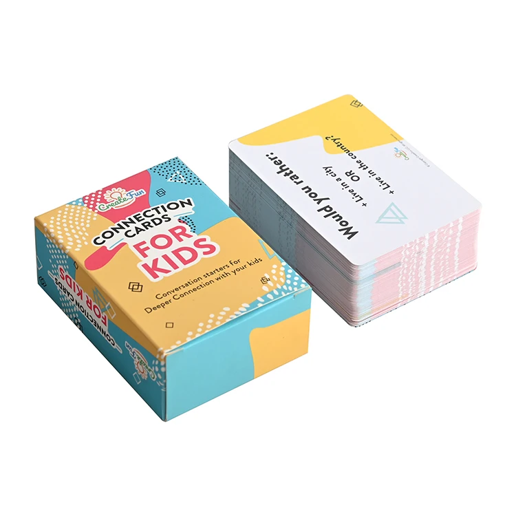 Custom Baby Flash Card Game Toddler Learning Sight Words Alphabet Flash Card Printing Services
