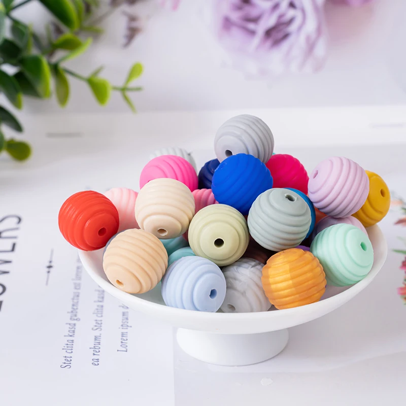 2023 explosive sales baby pacifier clip silicone beads baby teethers newborn silicone tooth bead virgen
