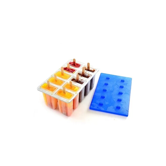 BPA Free Safe Popsicle Molds Set Ice Pop Molds Maker Reusable Ice Cream Mold