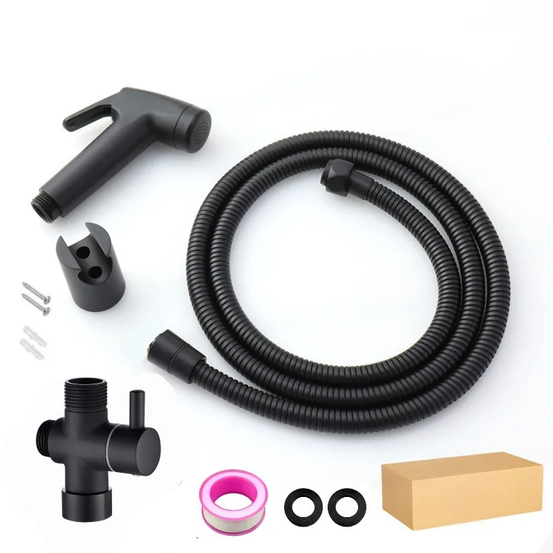 Wholesale Price Bathroom Washing Faucet Chrome Plastic Shattaf Spray Machine Handheld Bidet Sprayer for Toilet