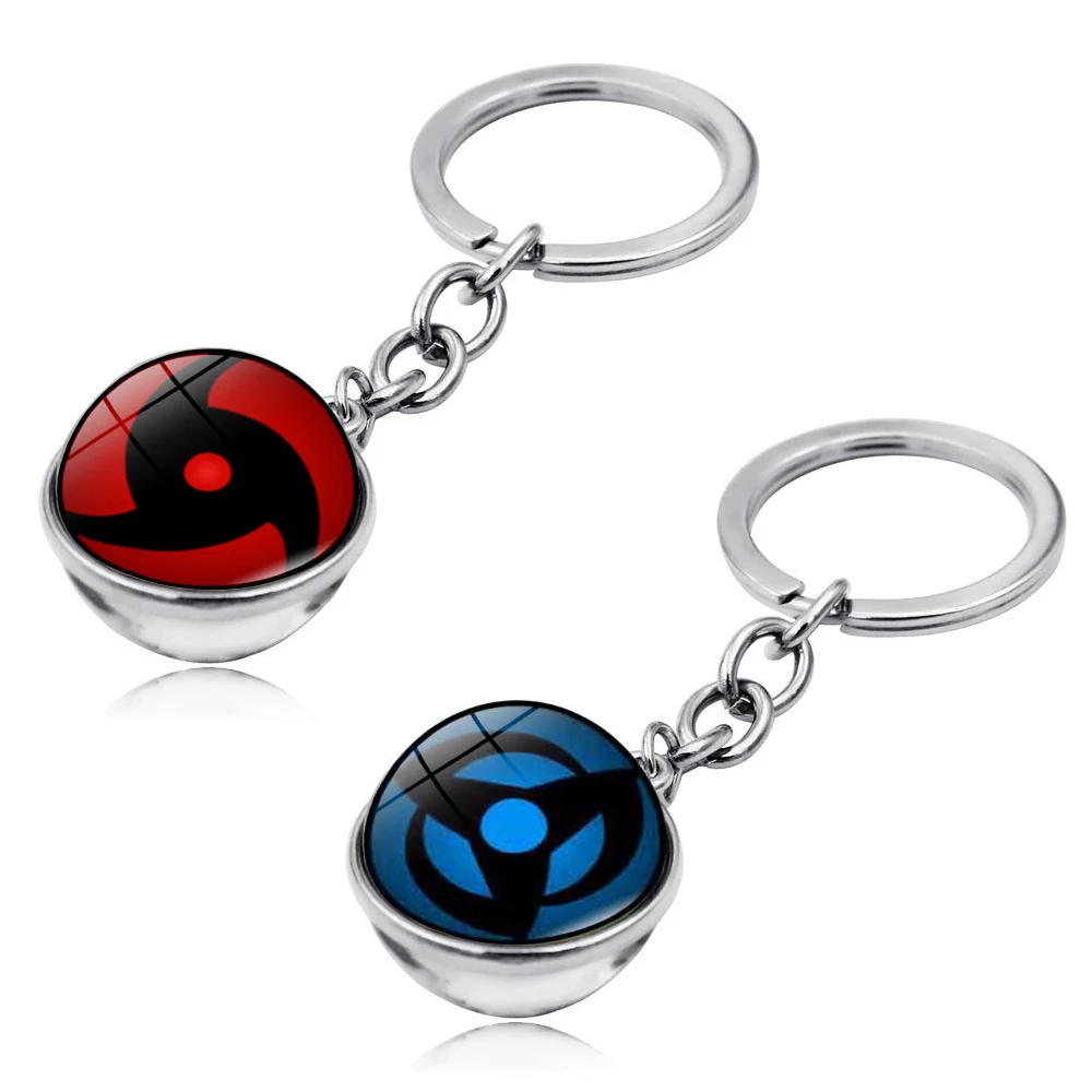 Wholesale Hot Sale Anime Sharingan Eye Keychain Crystal Ball Keychain