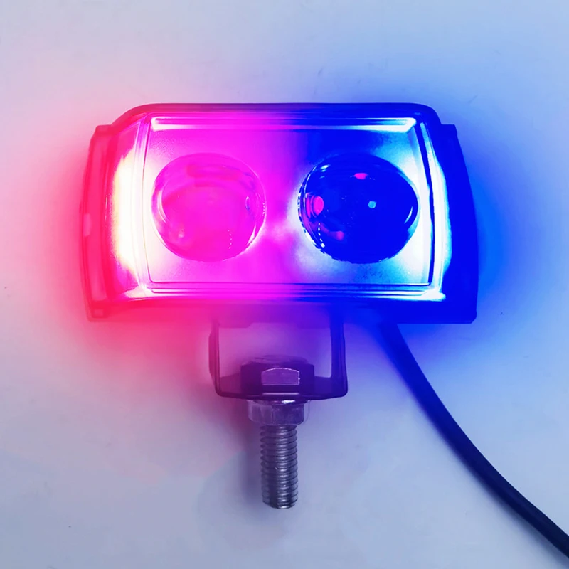Owl lens yellow white bi-colors red blue flashing motorcycle lights Electric car LED spotlights Car off-road vehicle lighting