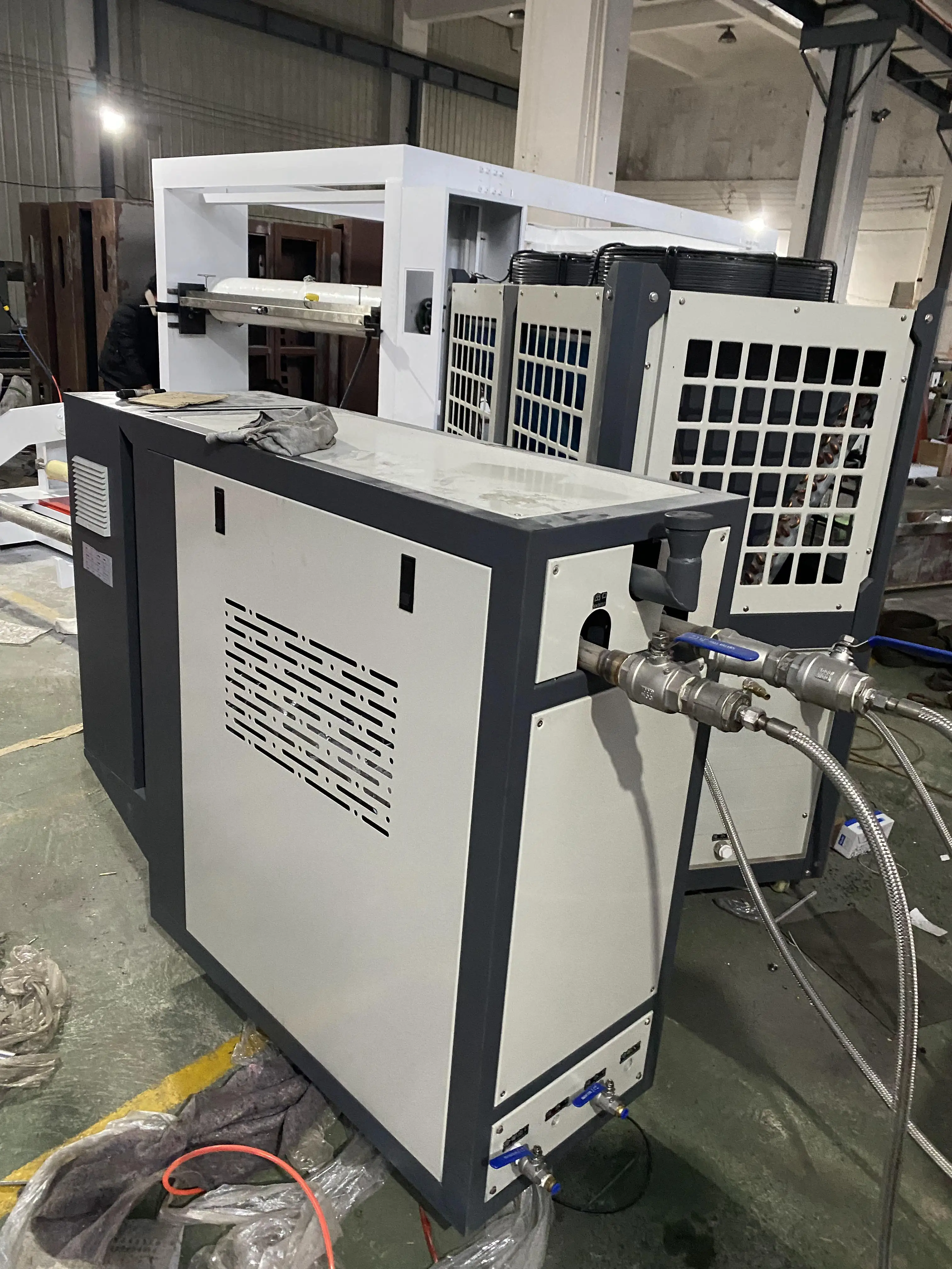 Factory Direct Supply Aluminum Plate Heat Shield Embossing Machine Knurling Machine Cross Cutting Machine