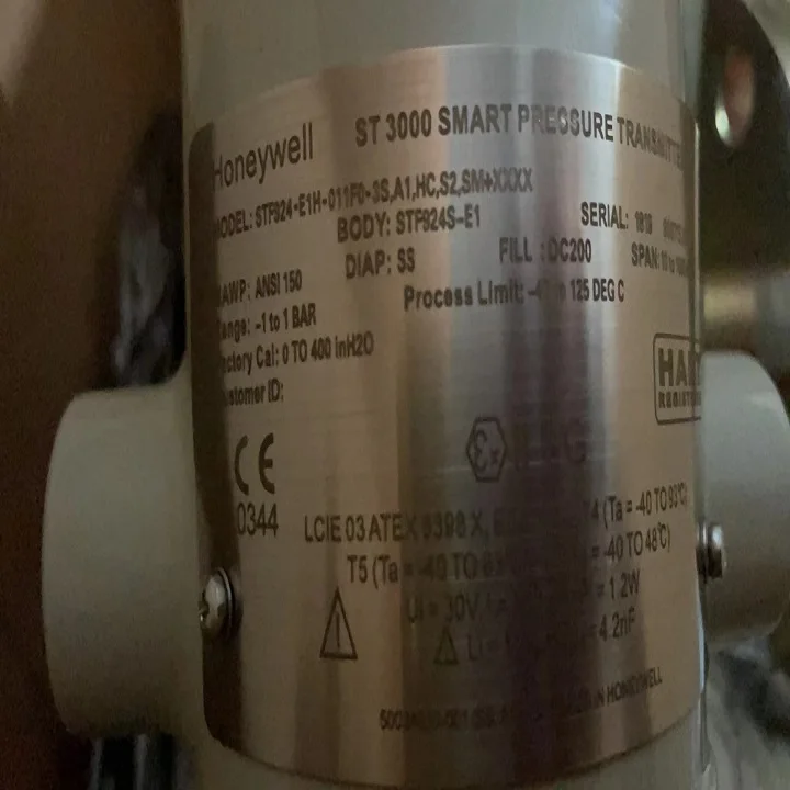 Honeywell ST 3000 Smart Transmitter Series S900 STF924 Cost-Effective High Quality Pressure Transmitters