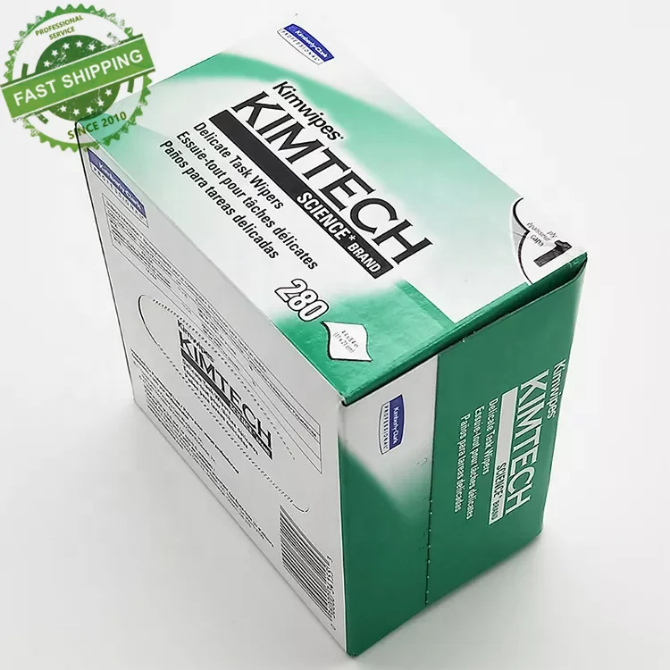 HGMed fast shipping KIMTECH Kimwipes Fiber cleaning paper pack kimperly wipes Optical fiber wiping paper