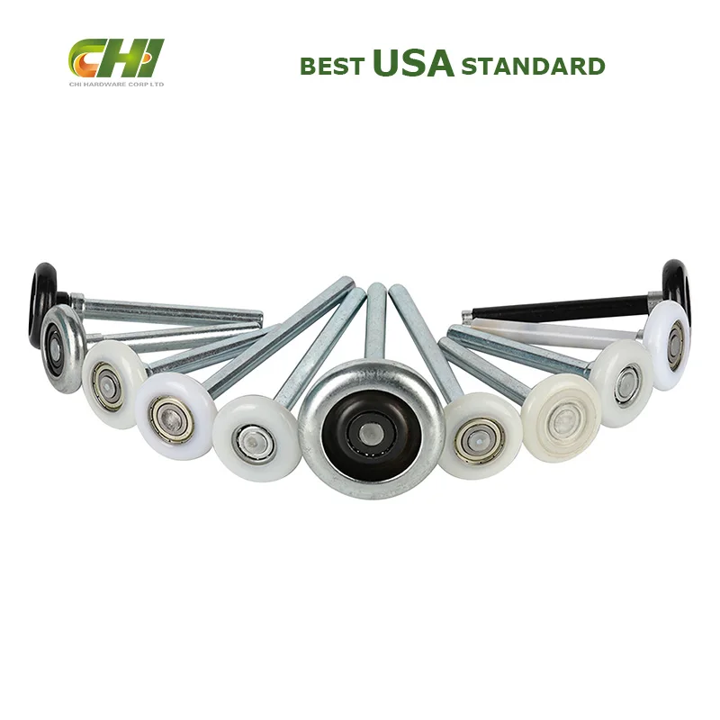 Nylon Roller  Bearing Wheel Garage Door Roller with Stem and Bearing for Garage Doors
