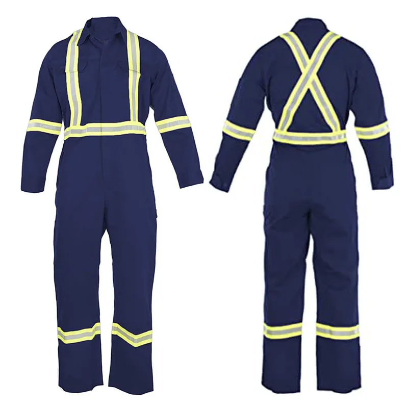 Factory Sales Manufacturer China Flame Resistant Workwear FR Arc Flash 12 Cal Hi Vis Coverall