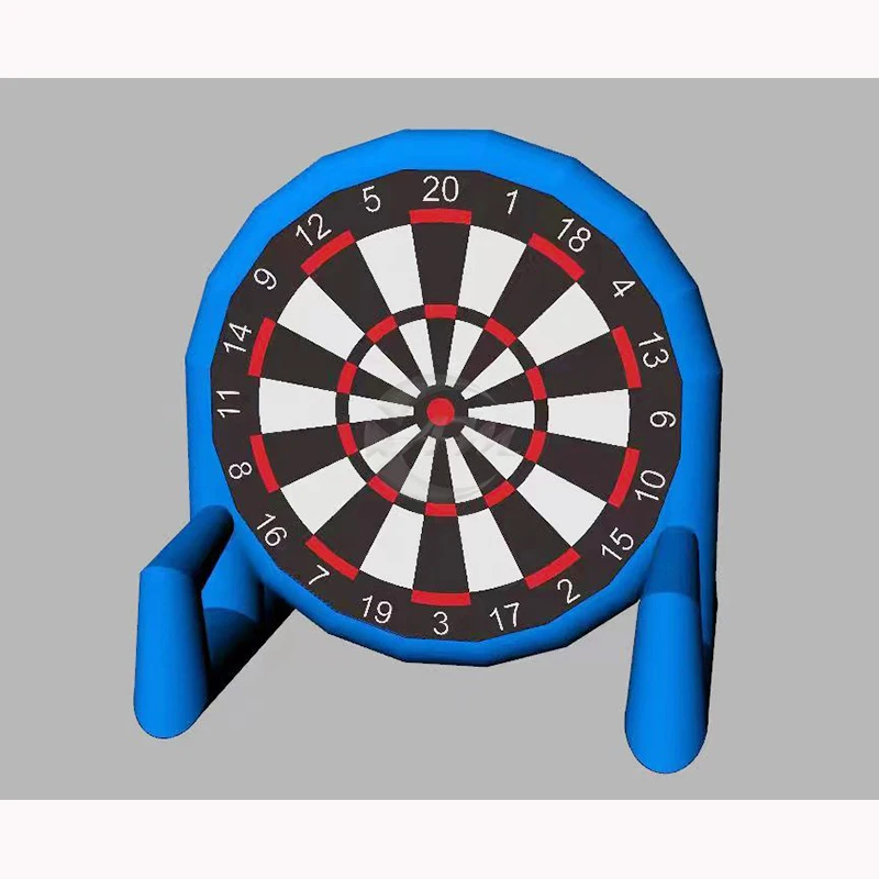 Portable Inflatable Soccer Target Football Shoot Inflatable Dartboard Kid Party Games For Activity