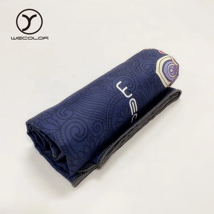 Factory Sale Various Drying Colorfast Suede Yoga Microfiber Beach Towel Custom
