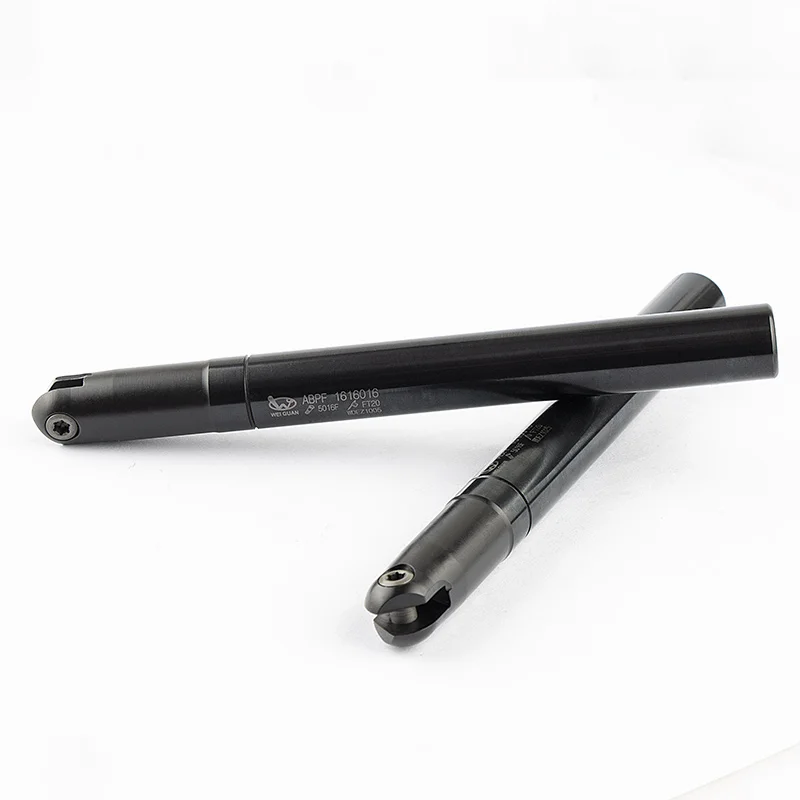 ABPF Ball Nose Milling Cutter Holder Finishing End Mill Tool ABPF Spherical Cutter R8 R10 R15 ABPF Cutting Bar