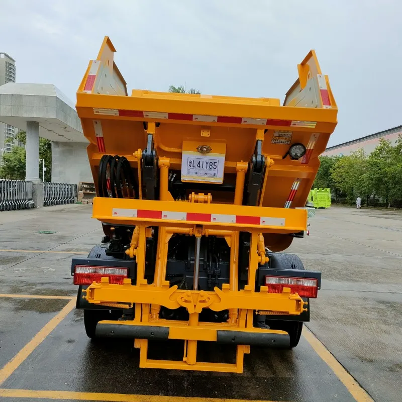 EQ5071ZZZS6  Dongfeng sanitation and transportation truck self loading garbage truck with Euro V emission stage