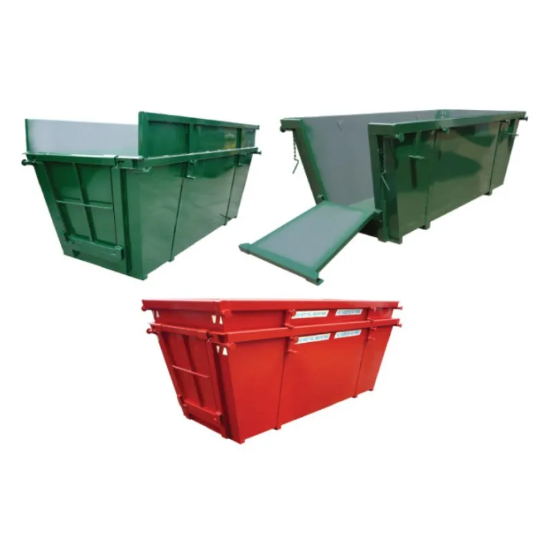 Cheap Skip Container Waste Management Metal Skip for Solid Waste Recycling Open Top Induction Skip Bin