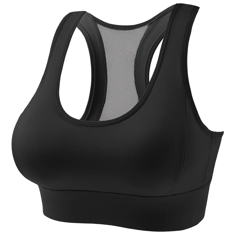 Sports Bra For Women Without Steel Ring Gathering High-strength Shock-absorbing Yoga Vest Anti Sagging Sports Bra