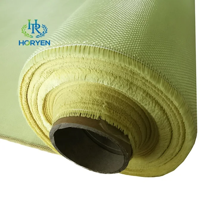 Aramid ballistic plate fabric material 180gsm woven aramid fiber fabric
