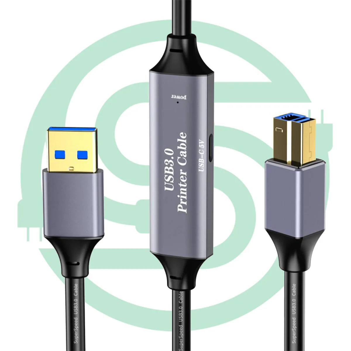 Senye cable high speed USB3.0 AM-BM Extension cord for laptop/PC/Tablet/camera/printer 5M/10M/12M/15M/20M/25M/30M