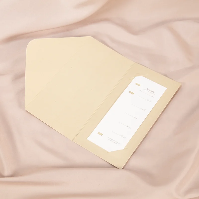 Fold Packing Gift Cards Thank You Card Packaging For Brand