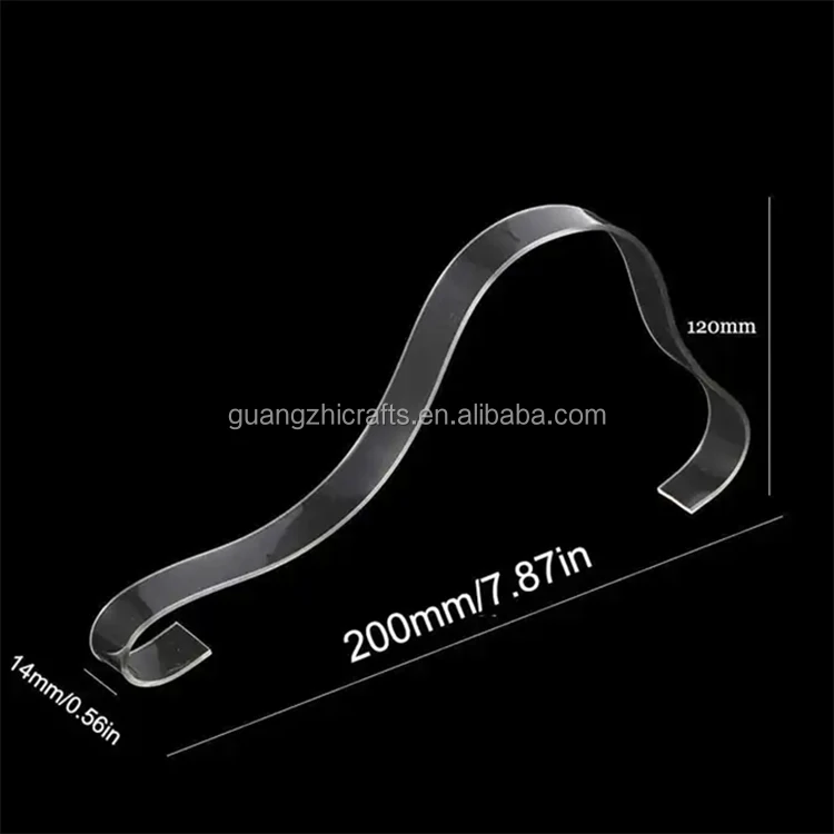 Clear Acrylic Female Sandals Insert Holder Lady Shoes Display Stand Acrylic