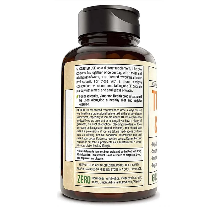 2020 turmeric ginger help immune support joint muscle manufacturer direct sale