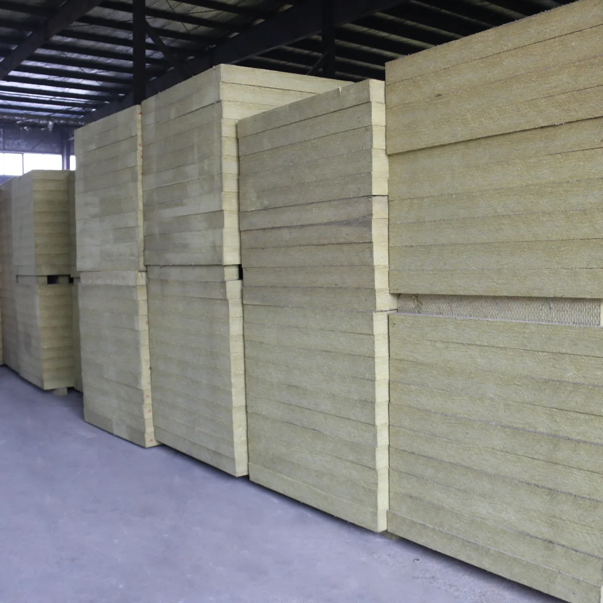 Middle East market thermal insulation 100kg/m3 50mm 150mm thick stone mineral wool insulation for wall mineral rock wool panels