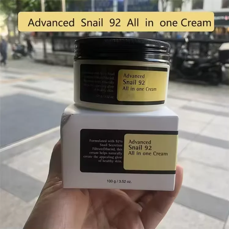 Snail Mucin Hydrating Face Skin Repair Face Gel Serum Anti Age Face Cream For All Skin Types OEM/ODM
