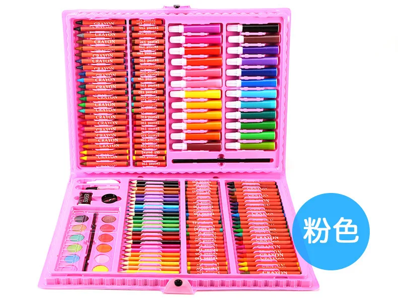 H&B168 cartoon children color brush set Students art painting watercolor pen