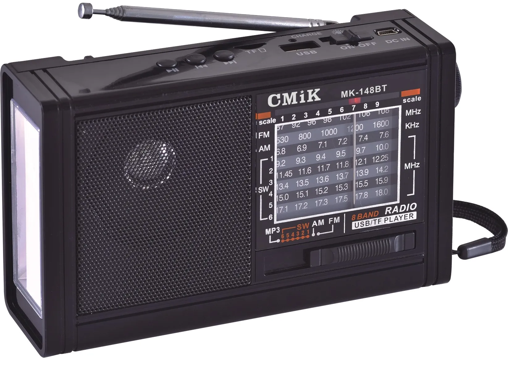 Cmik MK-148bt OEM светодиодные радио с разъемом для наушников беспроводные колонки AM FM Ео детей возрастом 1-6 Группа переносной радиоприемник