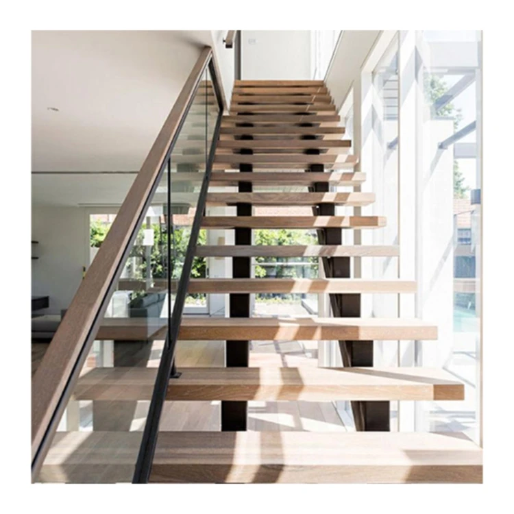 Professional Wooden Staircase Good Selling Spiral Staircase Indoor Curved Staircase