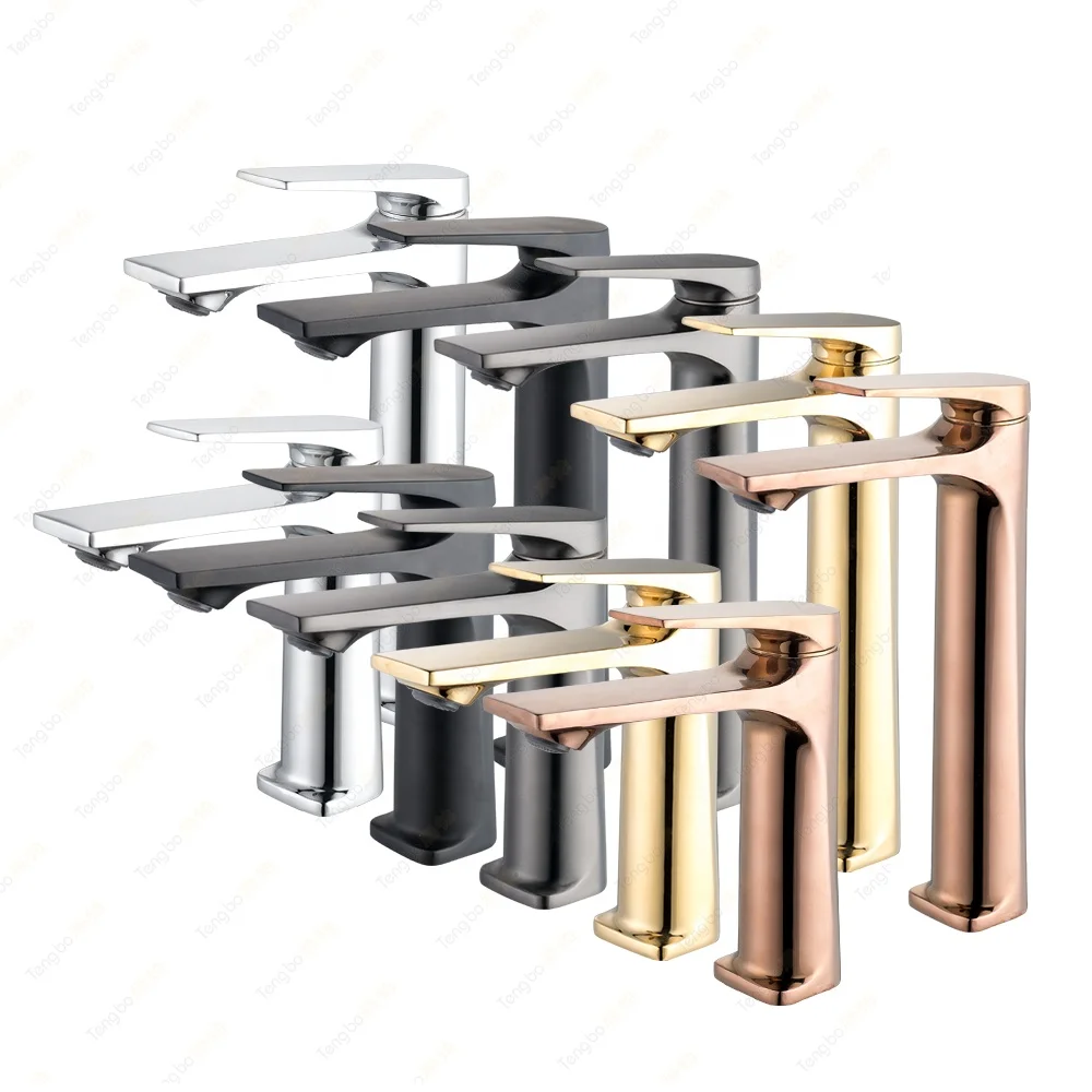 TB-3060 Tengbo Bathroom Accessories Hot and Cold Water mixer zinc alloy basin faucet Single Handle Zinc Bathroom