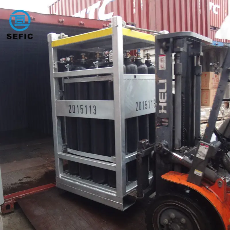 SEFIC Offshore Platform Industrial Gas Cylinder Rack DNV Cylinder Rack