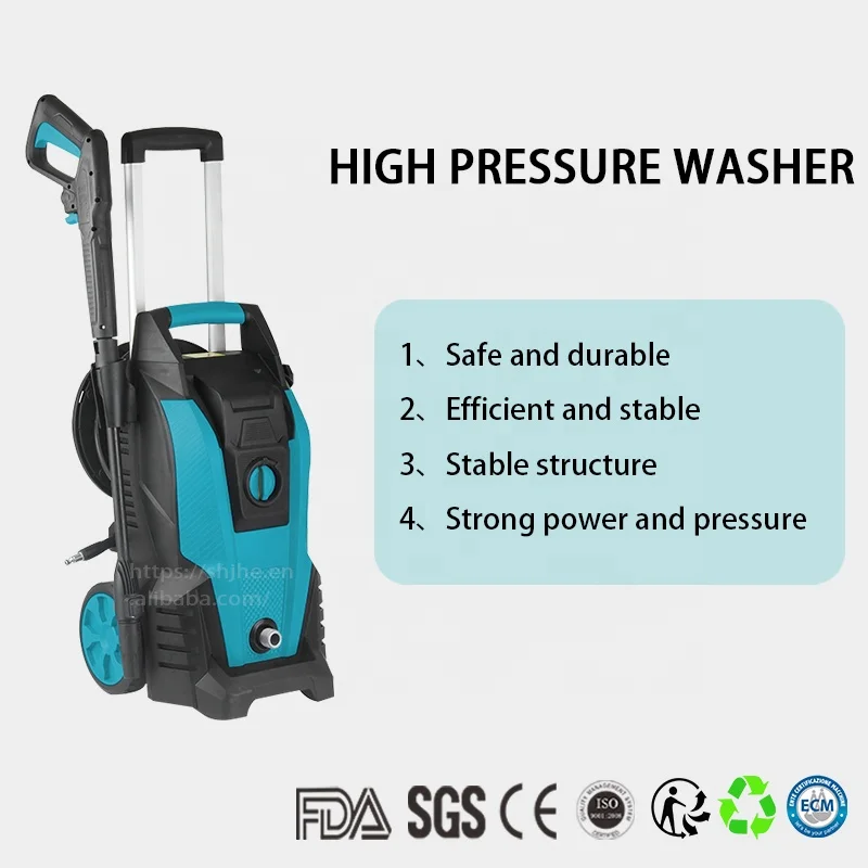 SJ32A High Pressure Washer Pump Gasoline High Pressure Washer Manual Car Wash  13mpa