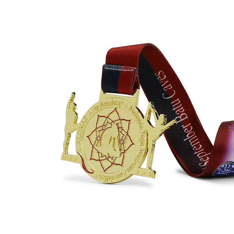 Wholesale Cheap Design Your Own Blank Zinc Alloy 3D Gold Award Marathon Running Custom Metal Sport Medal