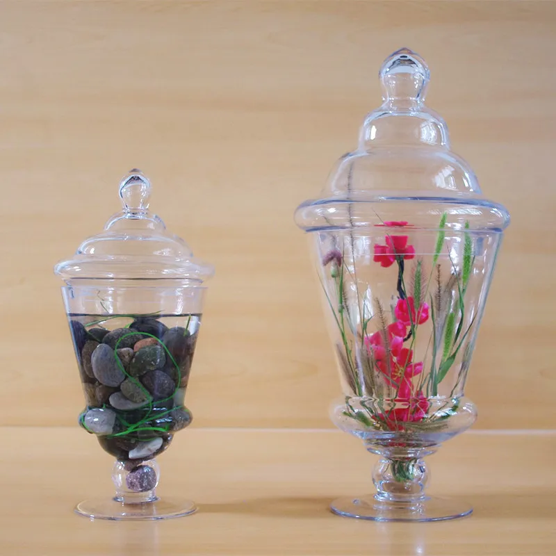 
Wholesale Customize 2019 New Glass Apothecary Jar with lid Welcome OEM accept logo 