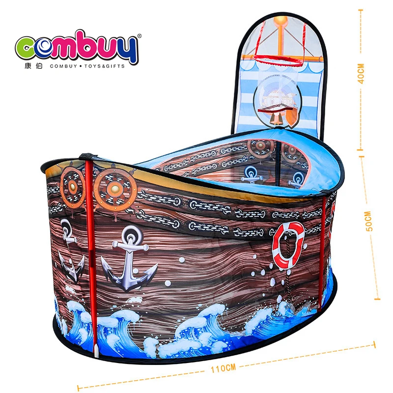 Newest Product Pirate Ship Set Ball Game Children Indoor Tent