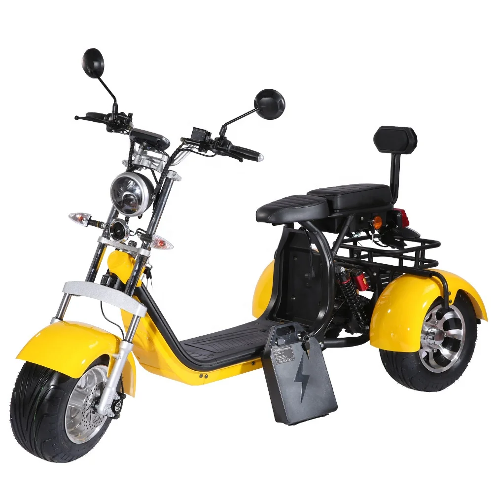 EU stock 100km 40ah Hulajnoga Elektryczna Skuter 45km/h Citycoco 2000w 3000 watt Motor Moped 3 Wheel Motorcycle Scooter Electric