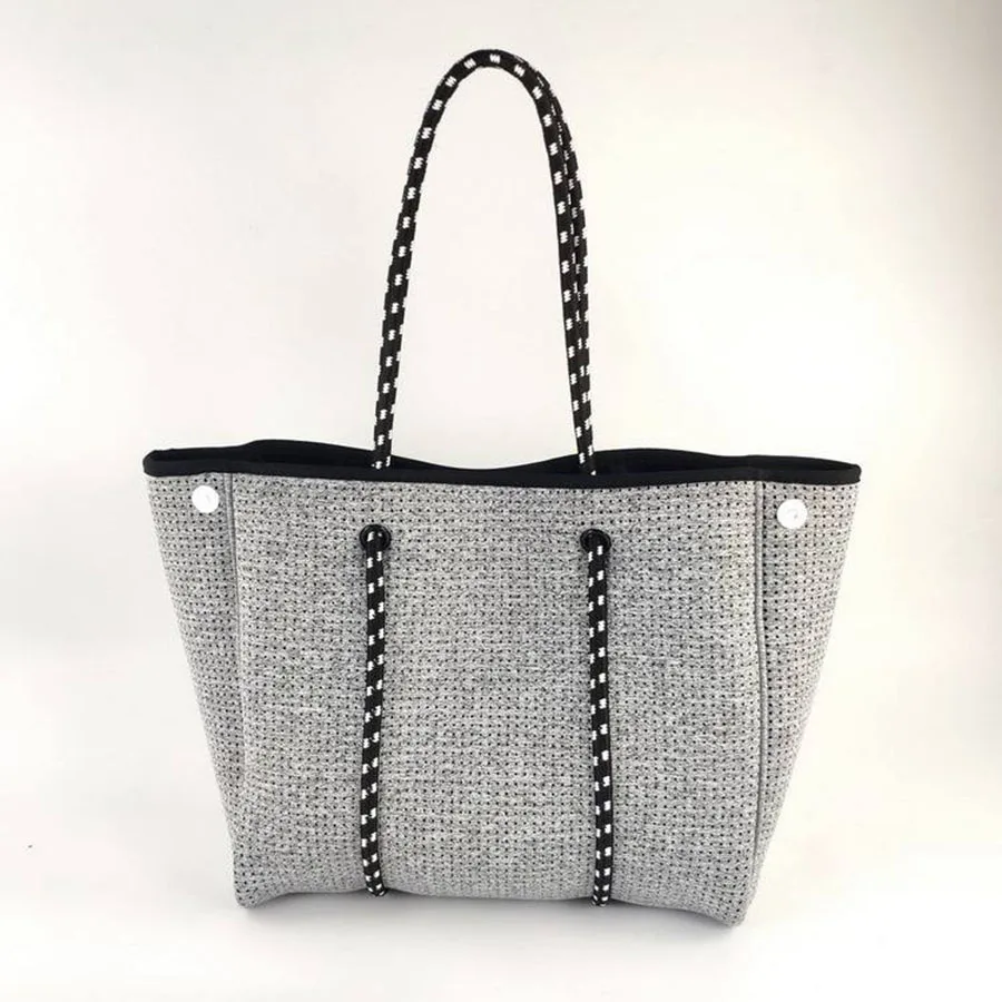 Perforated Neoprene Shopping Bag beach bag for women