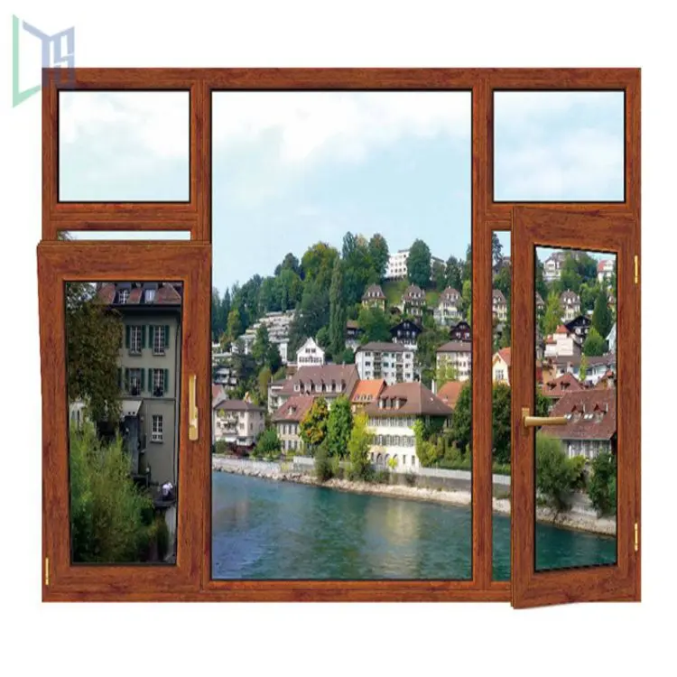 The latest design high quality interior  decoration soundproof casement Window white color soundproof casement glass windows
