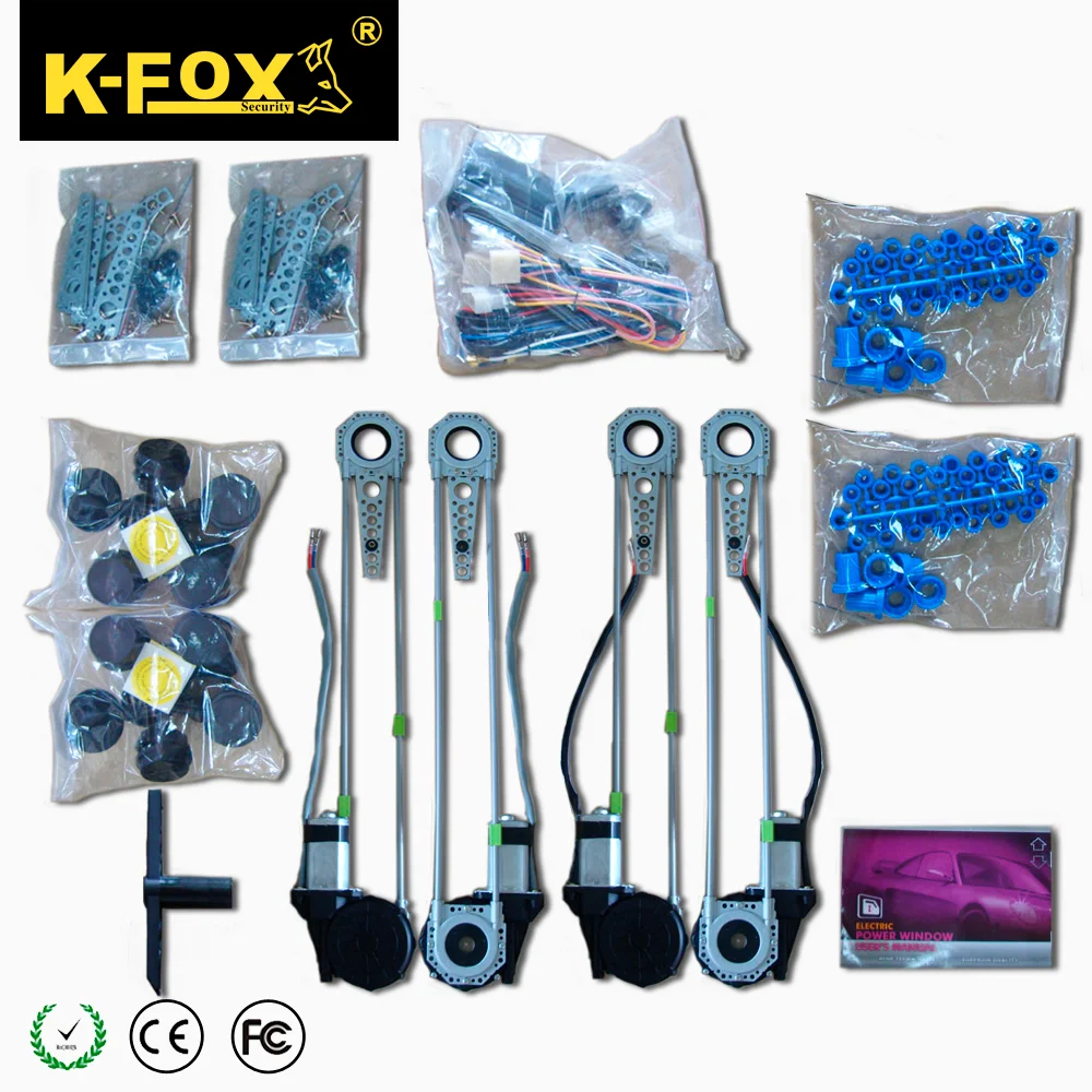 Universal Auto parts 4 Door Lift Regulator Car Power Window Switches Kits