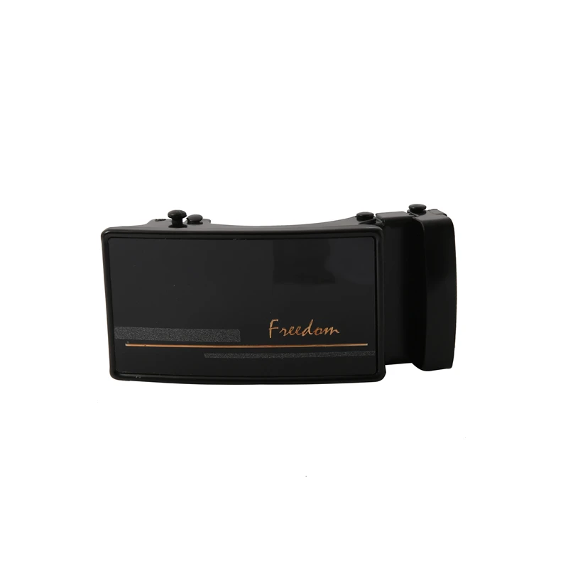 YIXI AUTO-F 37mm High quality film metal automatic buckle zinc alloy adjustable custom logo pattern hidden knife belt buckle