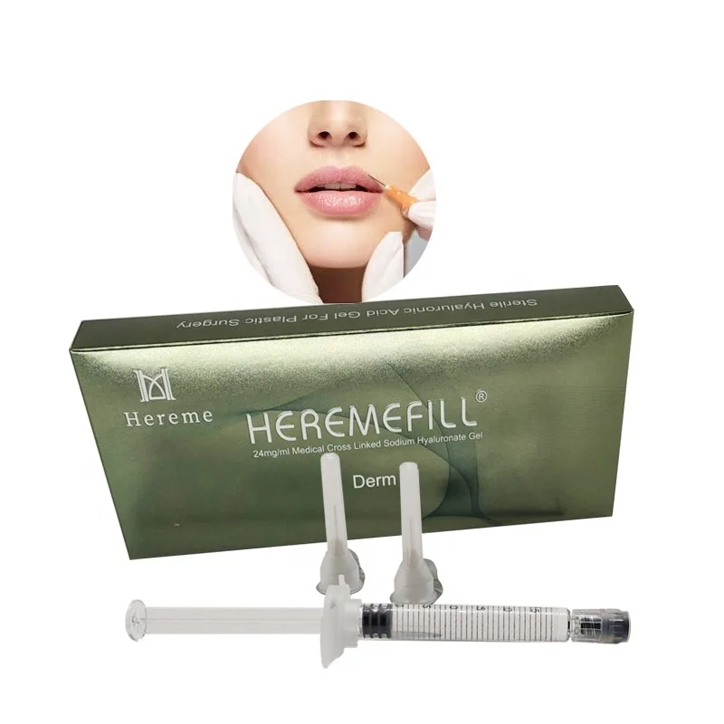 Heremefill прочного инъекционные чистый двойной сшитый Гиалуроновая кислота дермальный Филлер для губ наполнитель