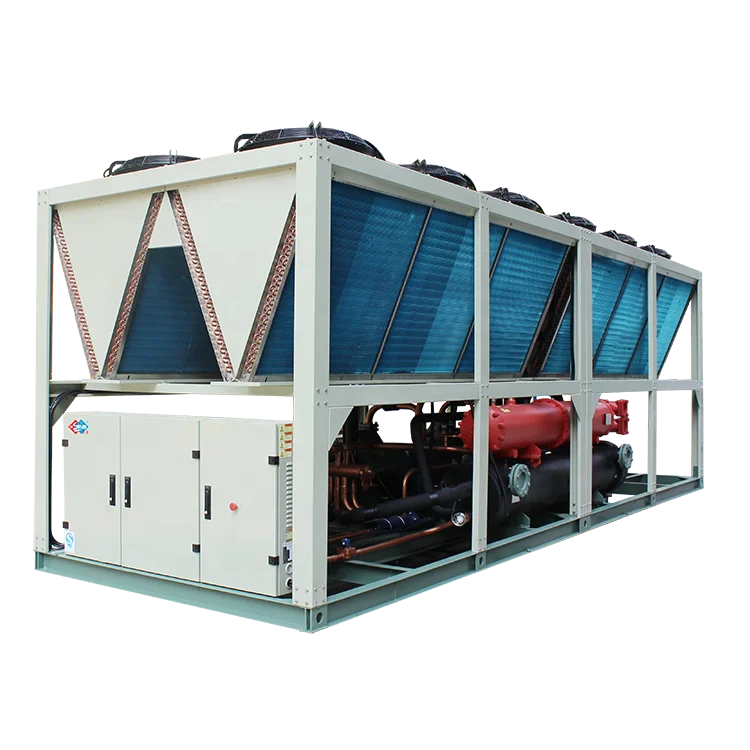 H.Stars China Supplier Scroll Type 100RT Chiller Air Cooled Chiller Milk industrial air cooled modular Chiller