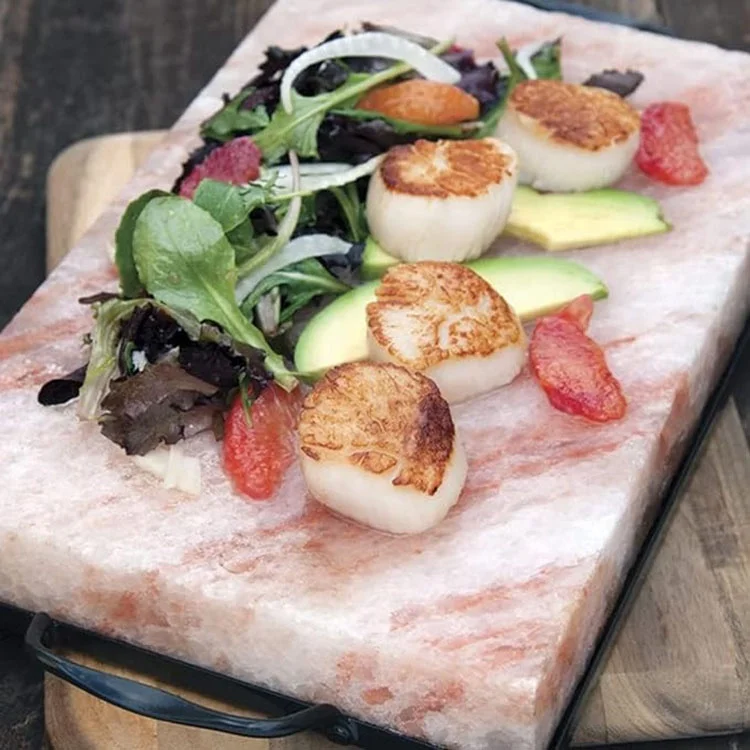 Himalayan salt slab salt cooking plates bbq grill plate  20*10*2.5cm Salt Brick